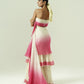 Ombre Draped Layered Sharara Set