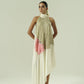 Lilly Asymmetric Halter Tie Dress