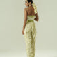 Leaflet Ruffle Jumpsuit