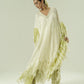 Leaflet Colour Block Kaftan Set