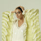 Leaflet Colour Block Kaftan Set