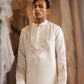 Embroidered Scaklloped Yoke Kurta With Straight Pants