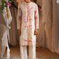 Scalloped Lace Stripe Valley Kurta With Fringe Pants