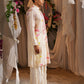 Scalloped Lace Stripe Valley Kurta With Fringe Pants