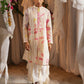 Scalloped Lace Stripe Valley Kurta With Fringe Pants