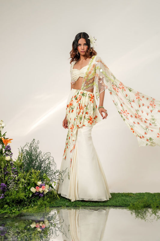 Eden Cascade Saree