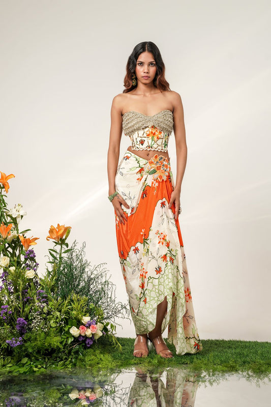Gilded Tangerine Drape Set