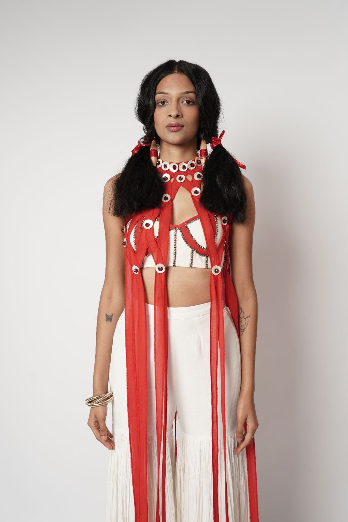 Shell Strappy Sharara Set