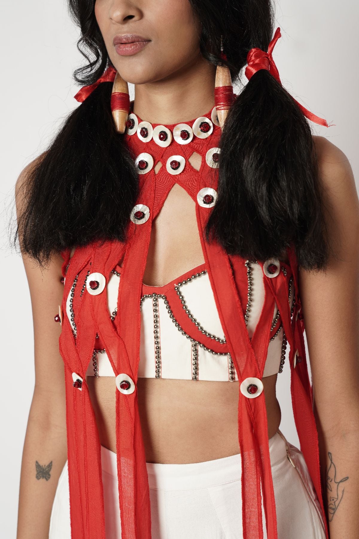 Shell Strappy Sharara Set