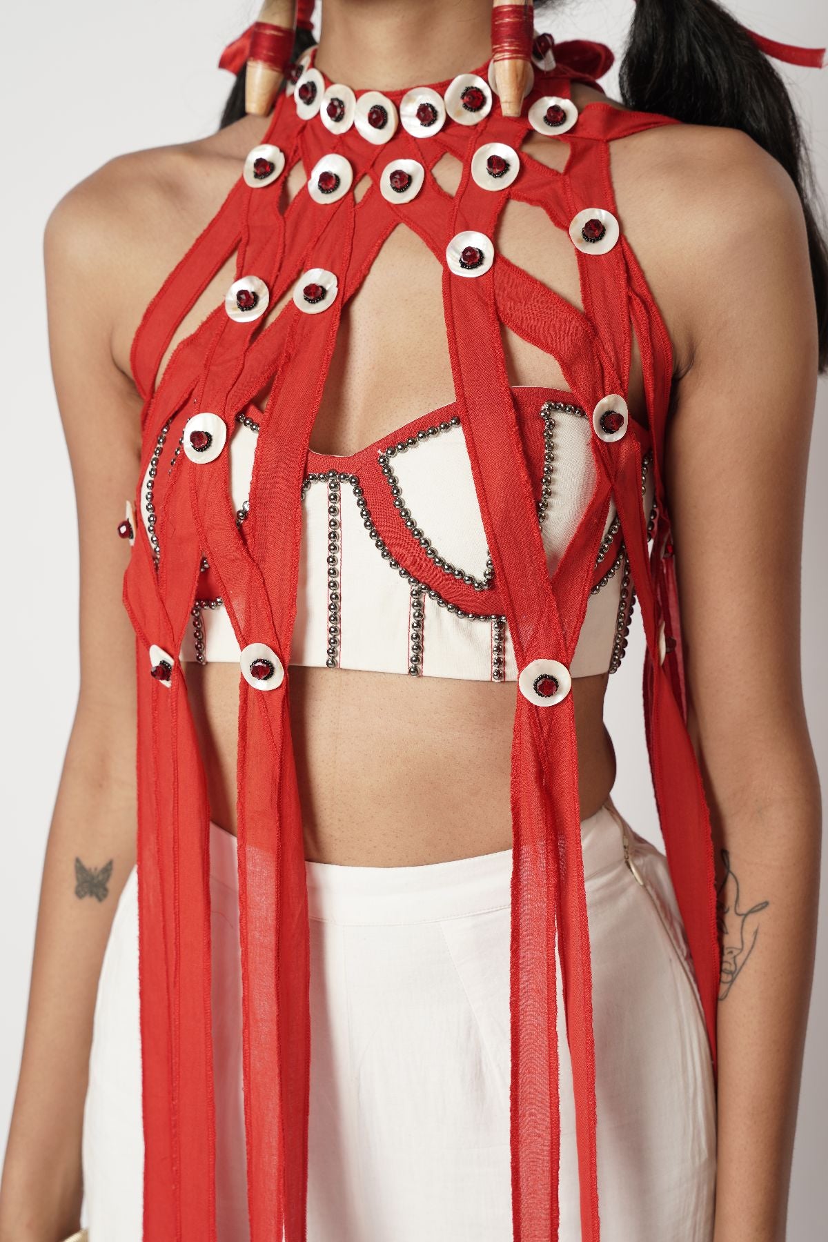 Shell Strappy Sharara Set