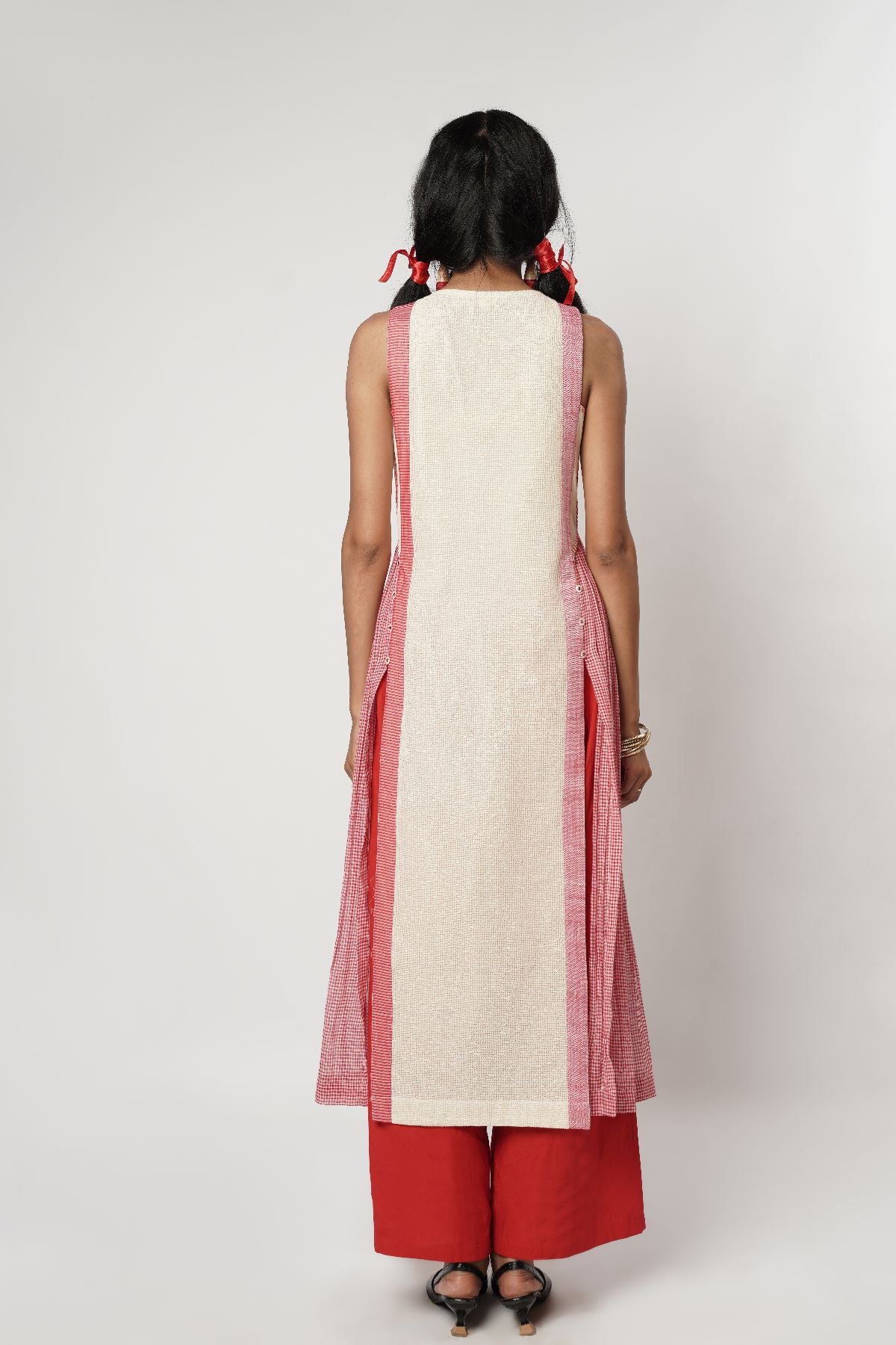 Naga Paneled Kurta Set