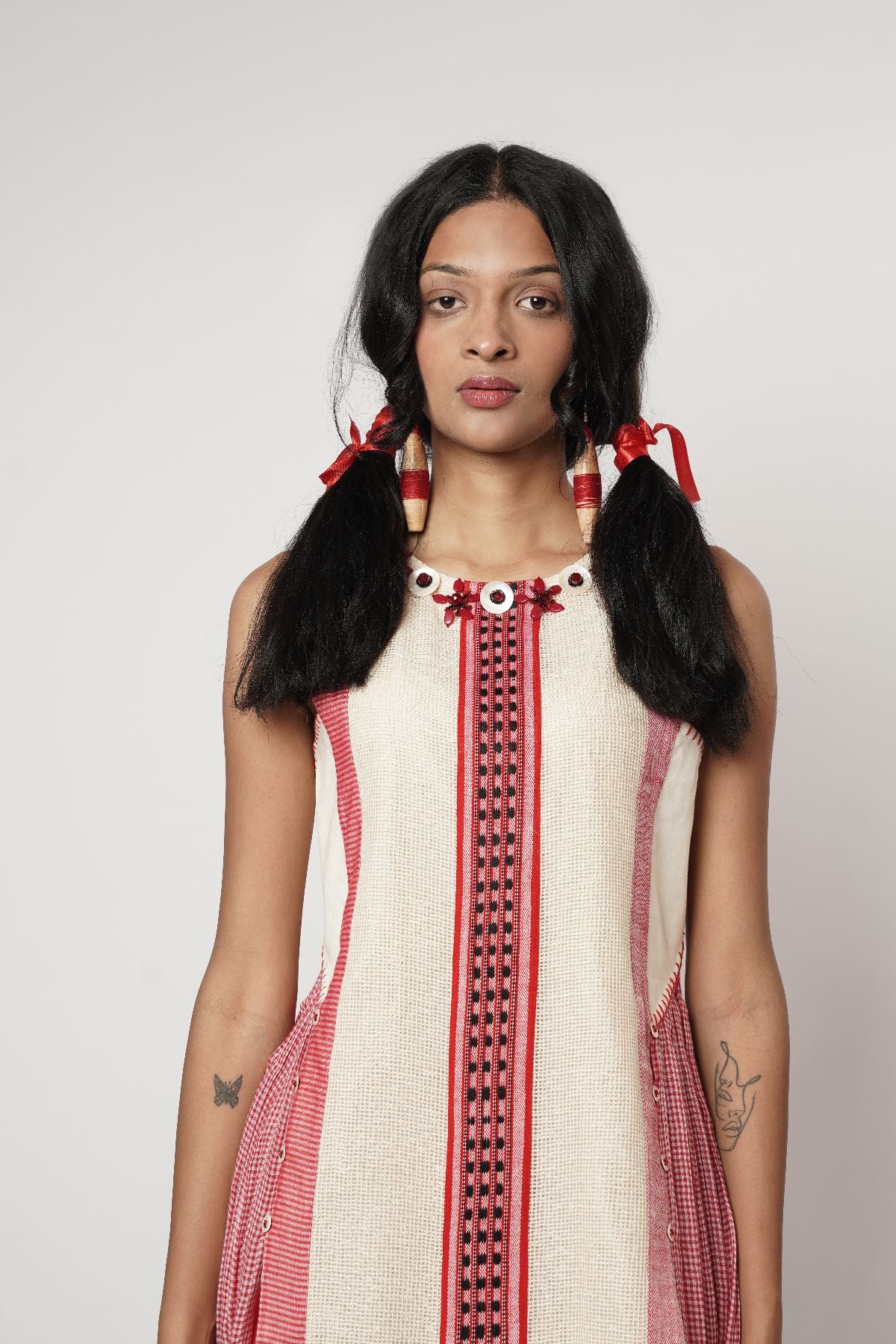 Naga Paneled Kurta Set