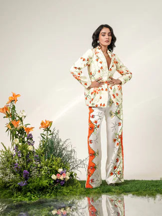 MOSAIC CANVAS PANT SUIT
