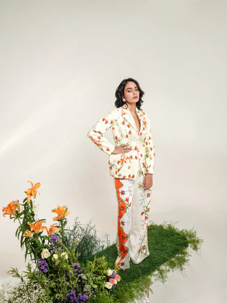 MOSAIC CANVAS PANT SUIT