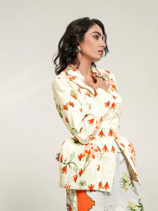 MOSAIC CANVAS PANT SUIT