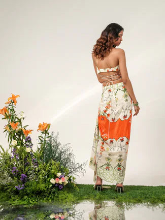 Gilded TANGERINE DRAPE SET