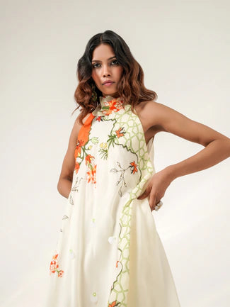 MOSIAC SCARF DRESS