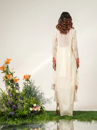 RUFFLED MOSAIC DRAPE SET