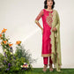 FUCHSIA GARDEN KURTA SET
