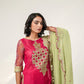 FUCHSIA GARDEN KURTA SET