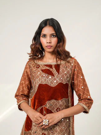 ROYAL PATCH KURTA SET