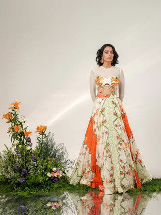 MANDARINE MUSE LEHENGA