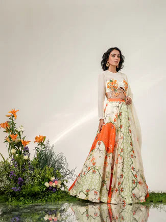 MANDARINE MUSE LEHENGA