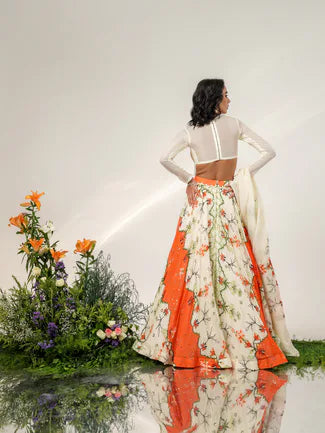 MANDARINE MUSE LEHENGA