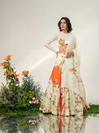 MANDARINE MUSE LEHENGA