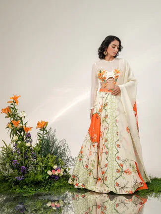 MANDARINE MUSE LEHENGA