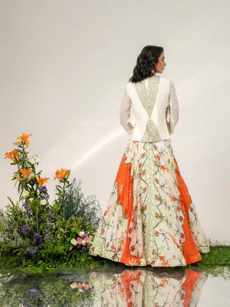 BOTANICAL AFFAIR LEHENGA