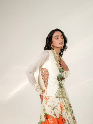 BOTANICAL AFFAIR LEHENGA