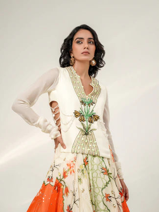 BOTANICAL AFFAIR LEHENGA