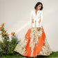 SCULPTED FLORA LEHENGA