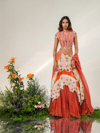 GARDEN CORSET LEHENGA