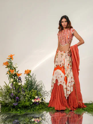 GARDEN CORSET LEHENGA
