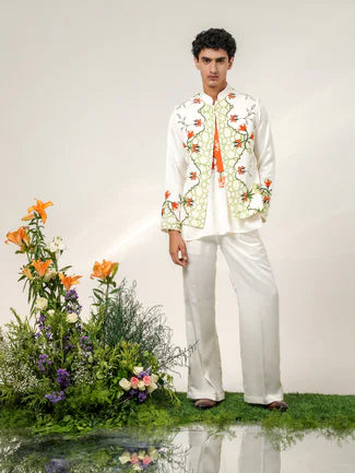 EDEN PATCH BANDHGALA SET