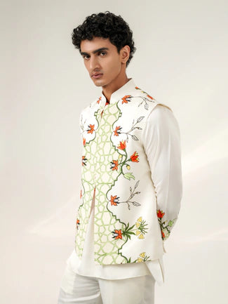 EDEN PATCH BANDHGALA SET