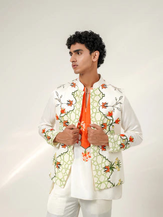 EDEN PATCH BANDHGALA SET