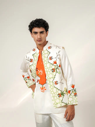 EDEN PATCH BANDHGALA SET