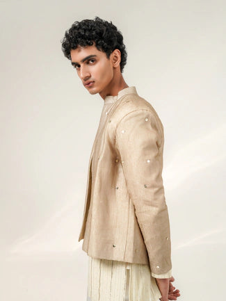 DISPERSED TISSUE BANDHGALA SET