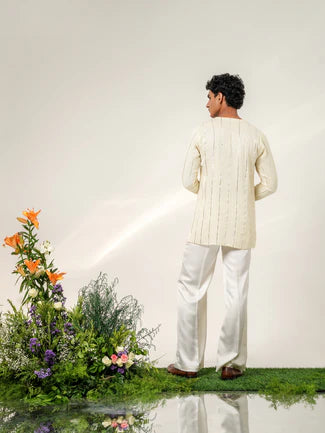 FLORA TASSEL PATCH KURTA SET