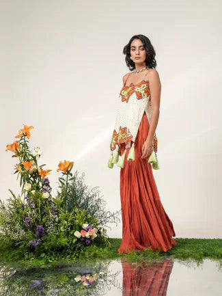 FLORET TASSEL SHARARA SET