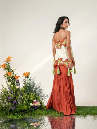 FLORET TASSEL SHARARA SET