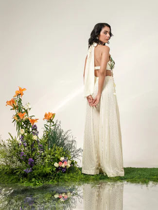 BOTANICAL TASSEL SHARARA SET