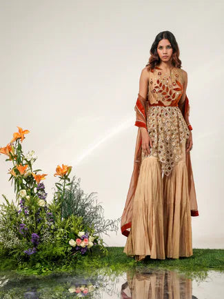 Royal Garden Sharara Set