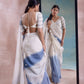 Scalloped Ombre Saree