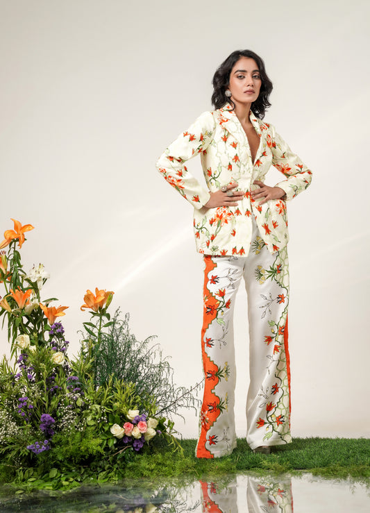 MOSAIC CANVAS PANT SUIT