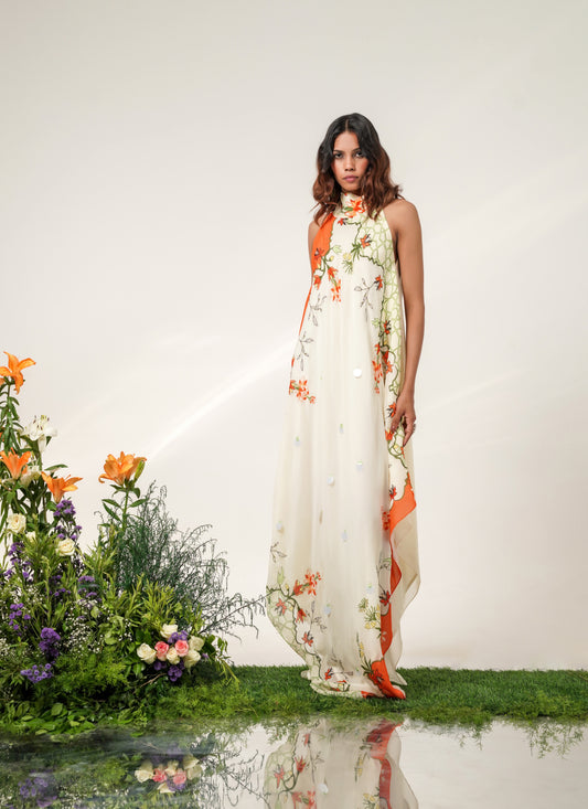 MOSIAC SCARF DRESS