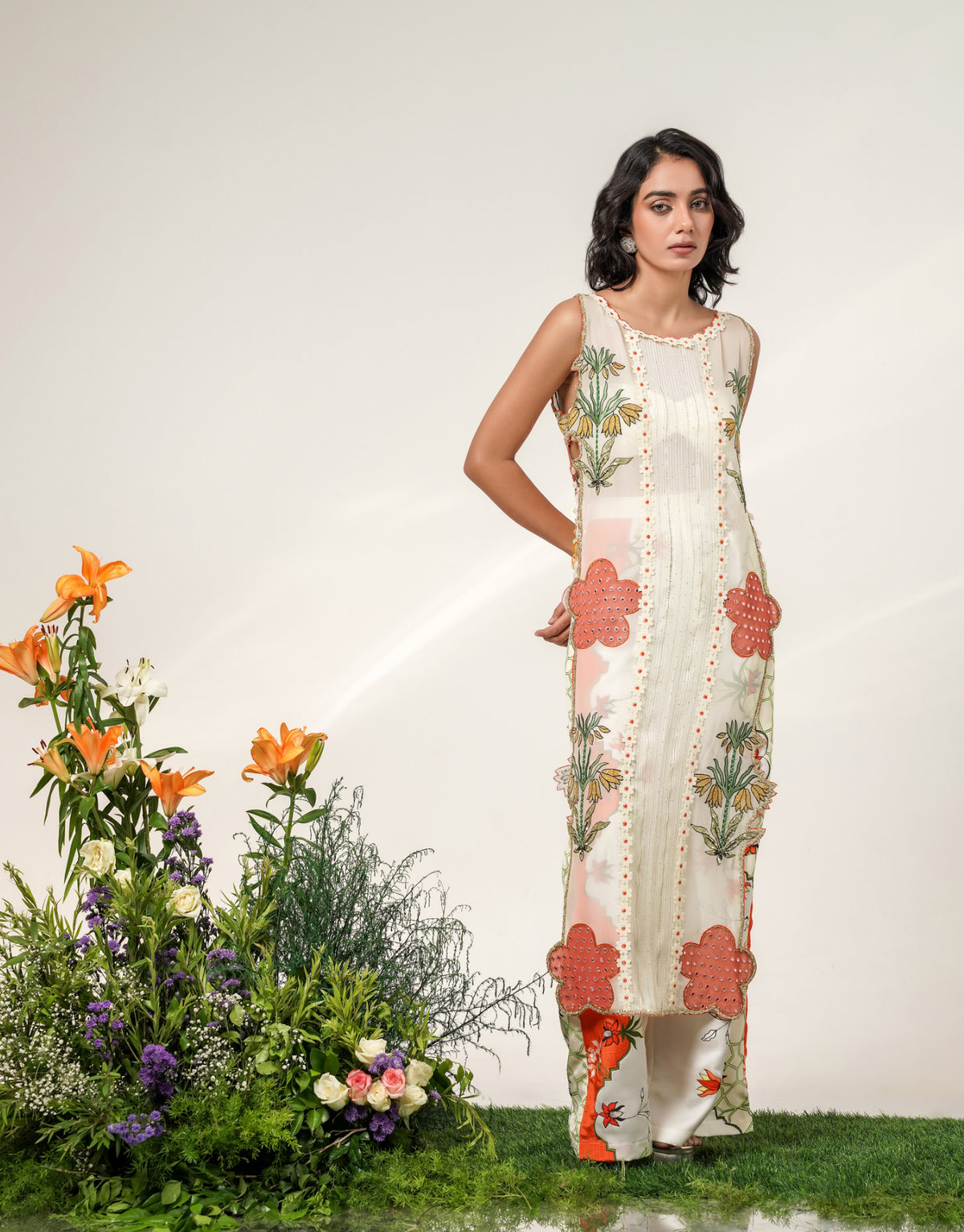 GARDEN PATCH KURTA SET